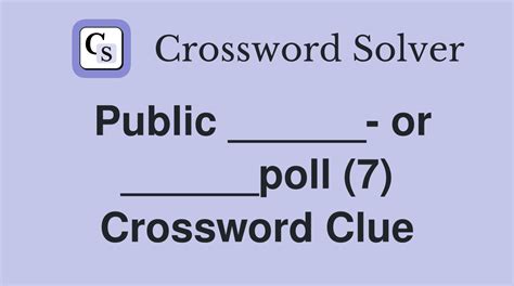 pollsters find crossword|polls find crossword clue.